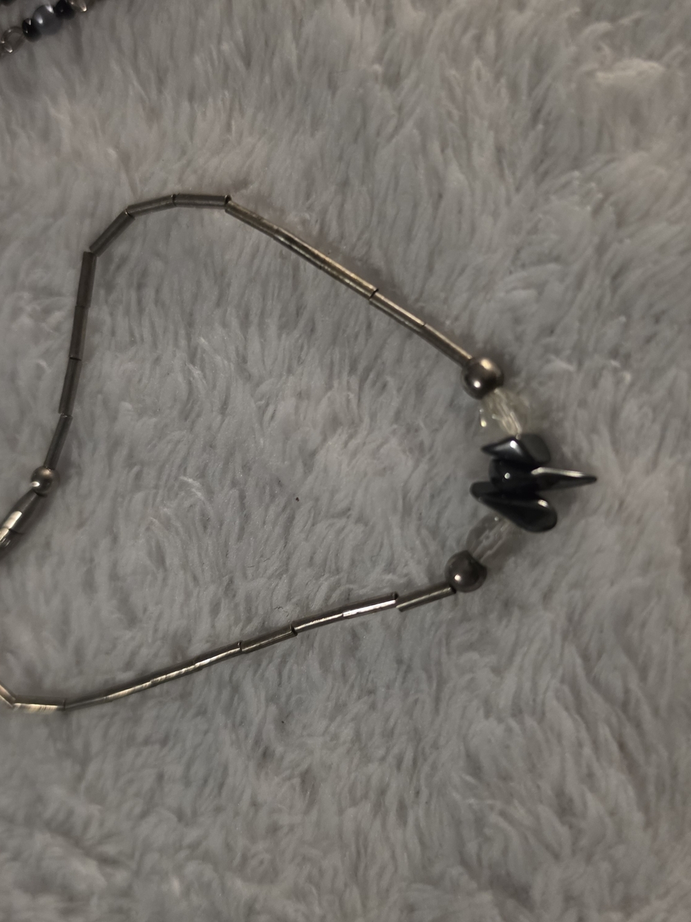 Silver-Tone Purple Pendant Necklace - Unbranded - Picture 4 of 14